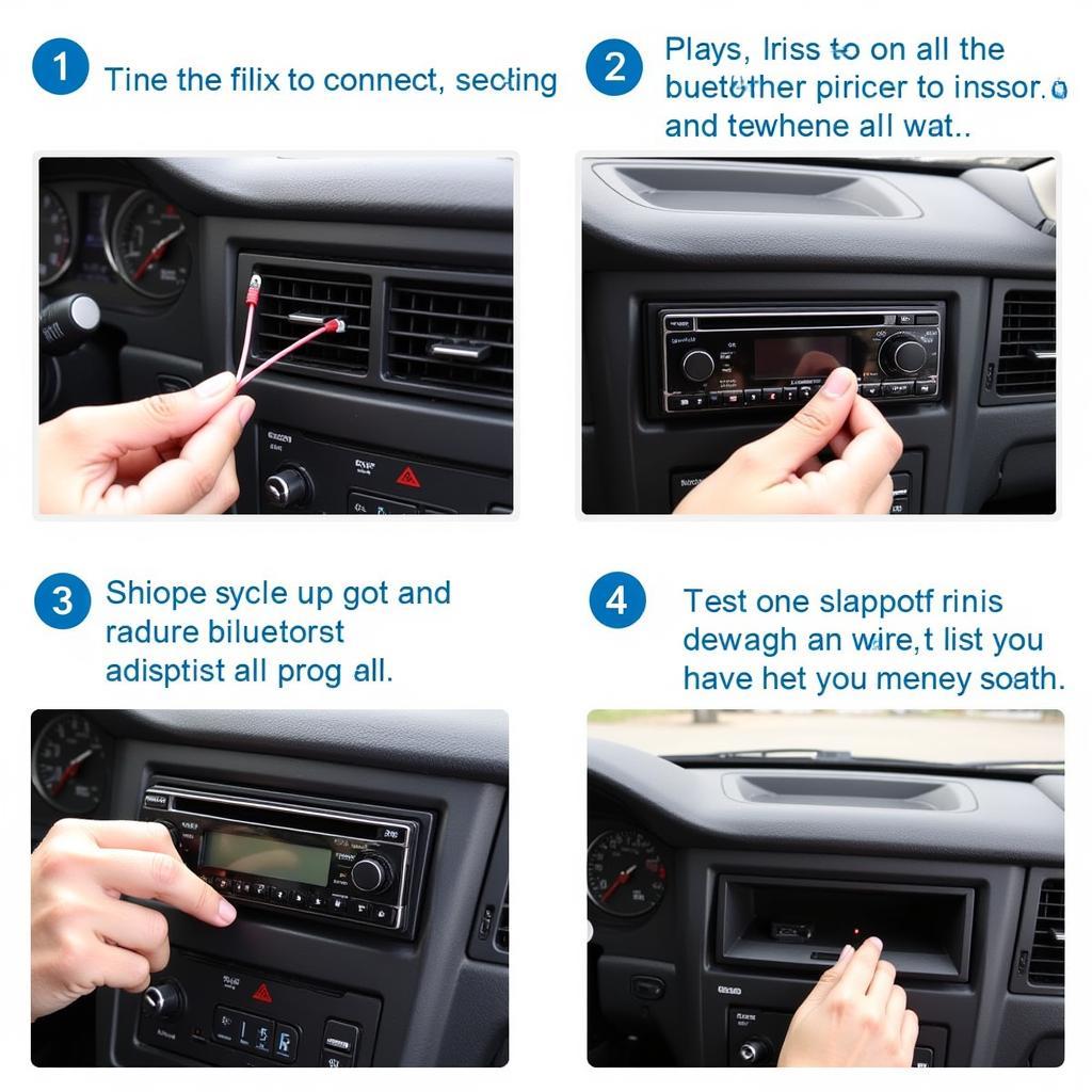 Bluetooth Speaker Car Radio Installation Process