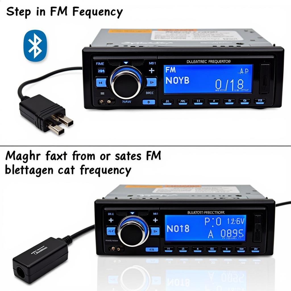 Bluetooth Transmitter FM Frequency Setup