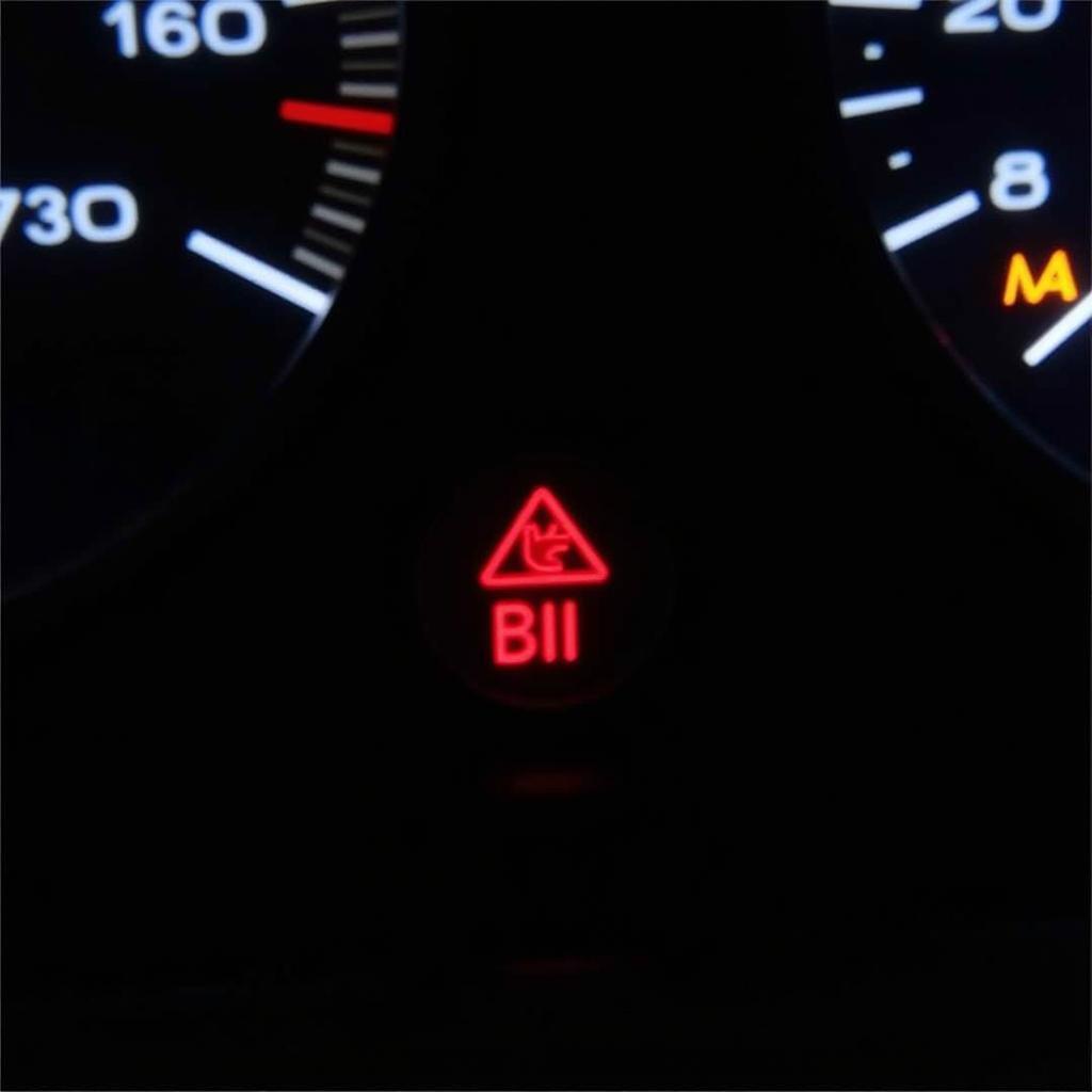 BMW 7 Series Brake Warning Light Display