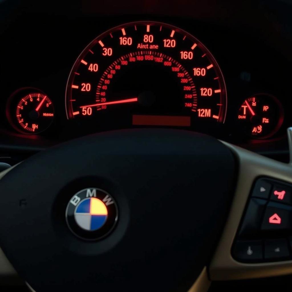 BMW Brake Pad Warning Light on Dashboard