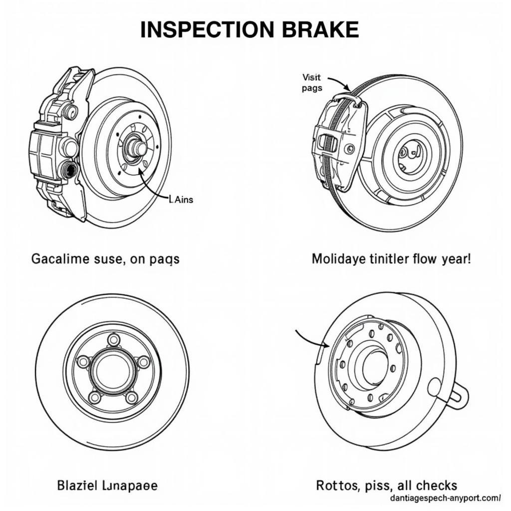 Inspecting the brake system components of a BMW E36