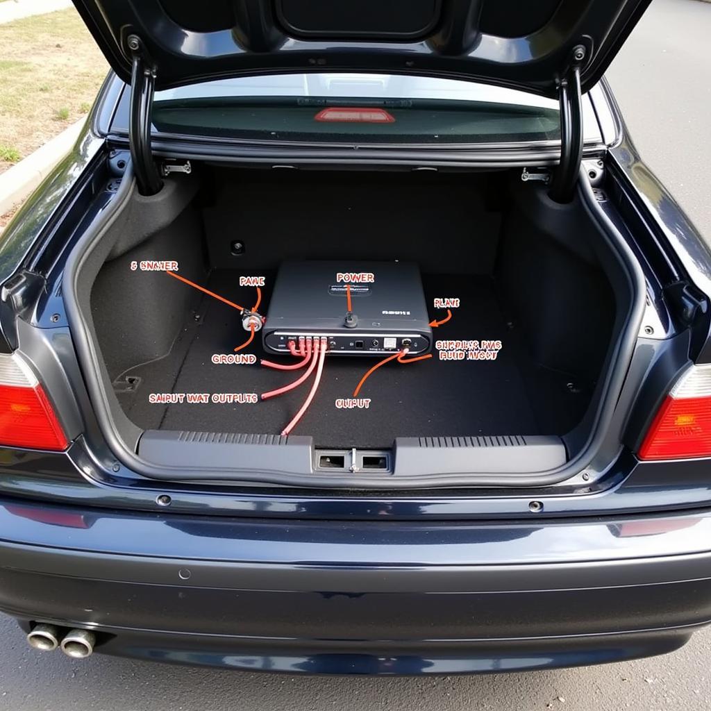 BMW E39 DSP Amplifier Location and Wiring