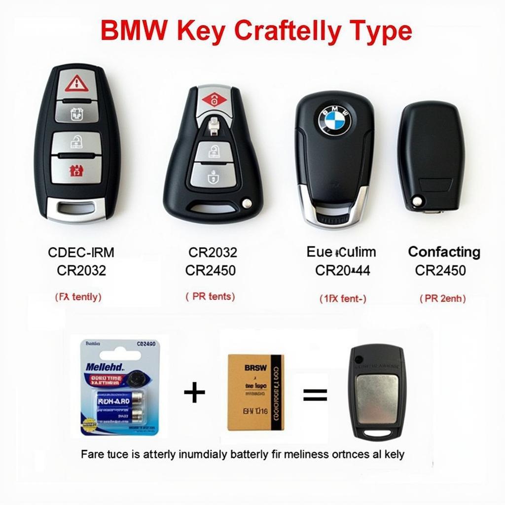 Identifying BMW Key Fob Battery Types