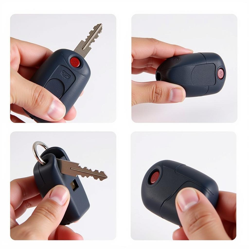 Releasing the Mechanical Key from a BMW Key Fob