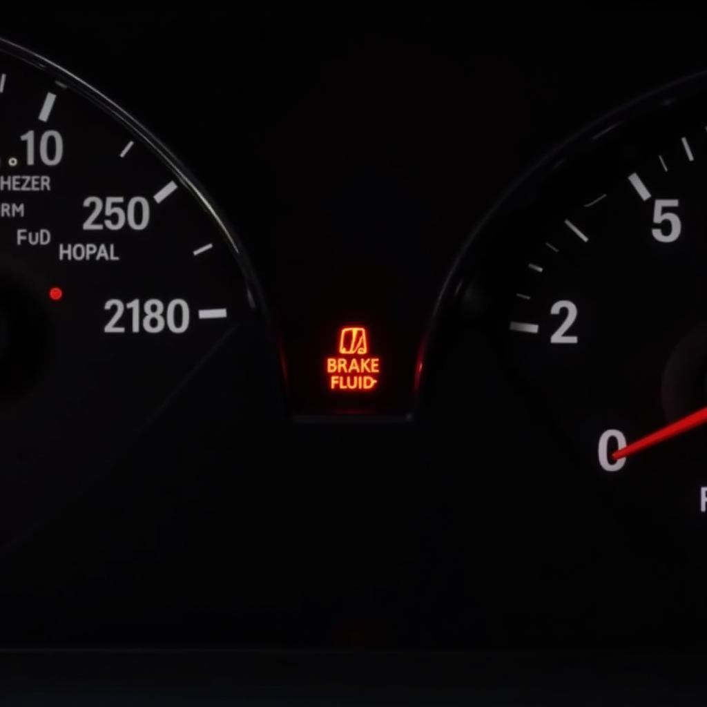 BMW Low Brake Fluid Warning Light Illuminated on Dashboard