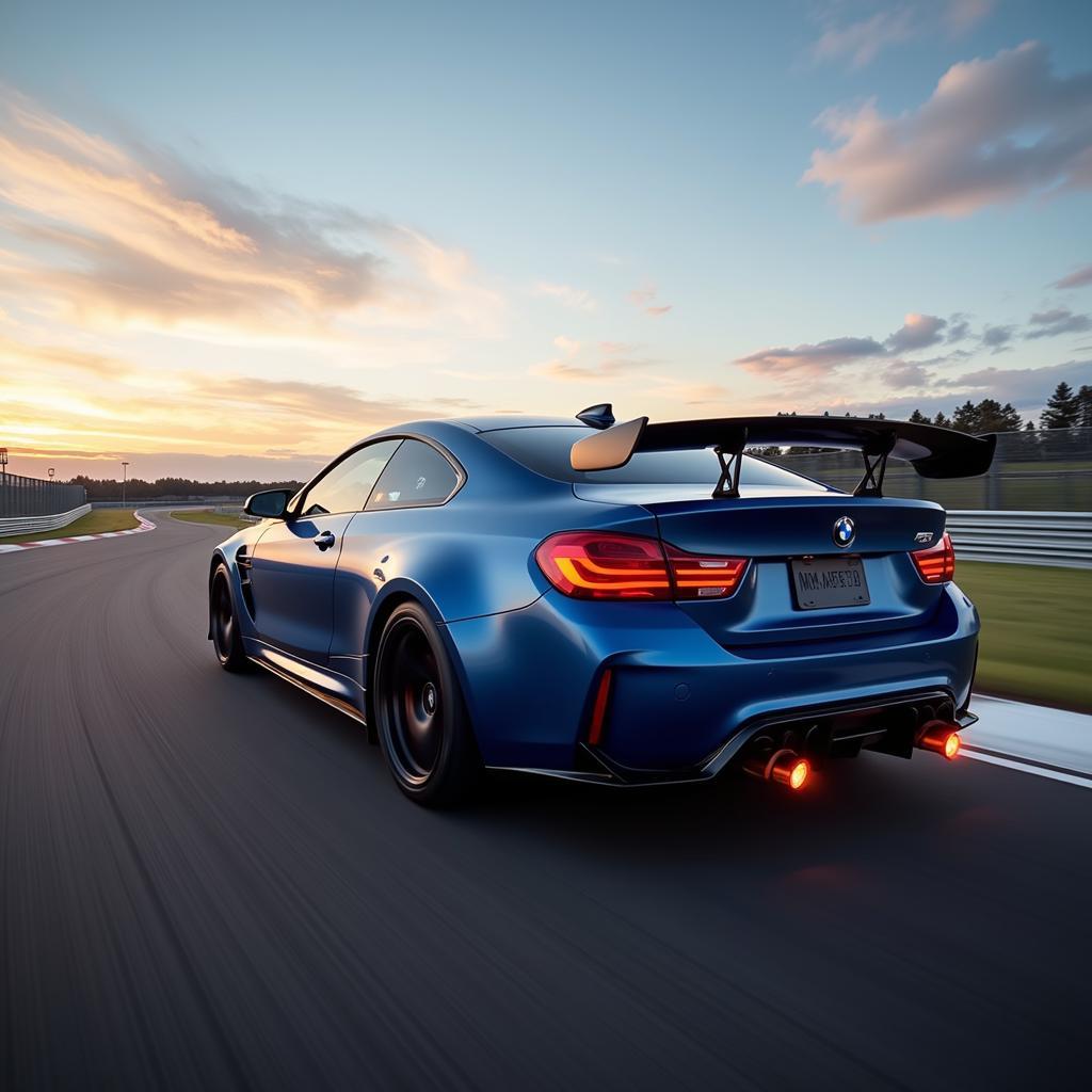 BMW M4 GTS On Track Exhaust Sound