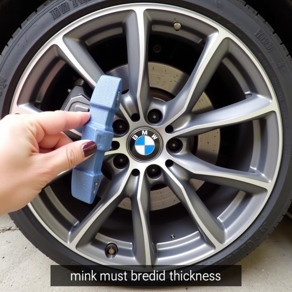 BMW Z4 Brake Pad Inspection