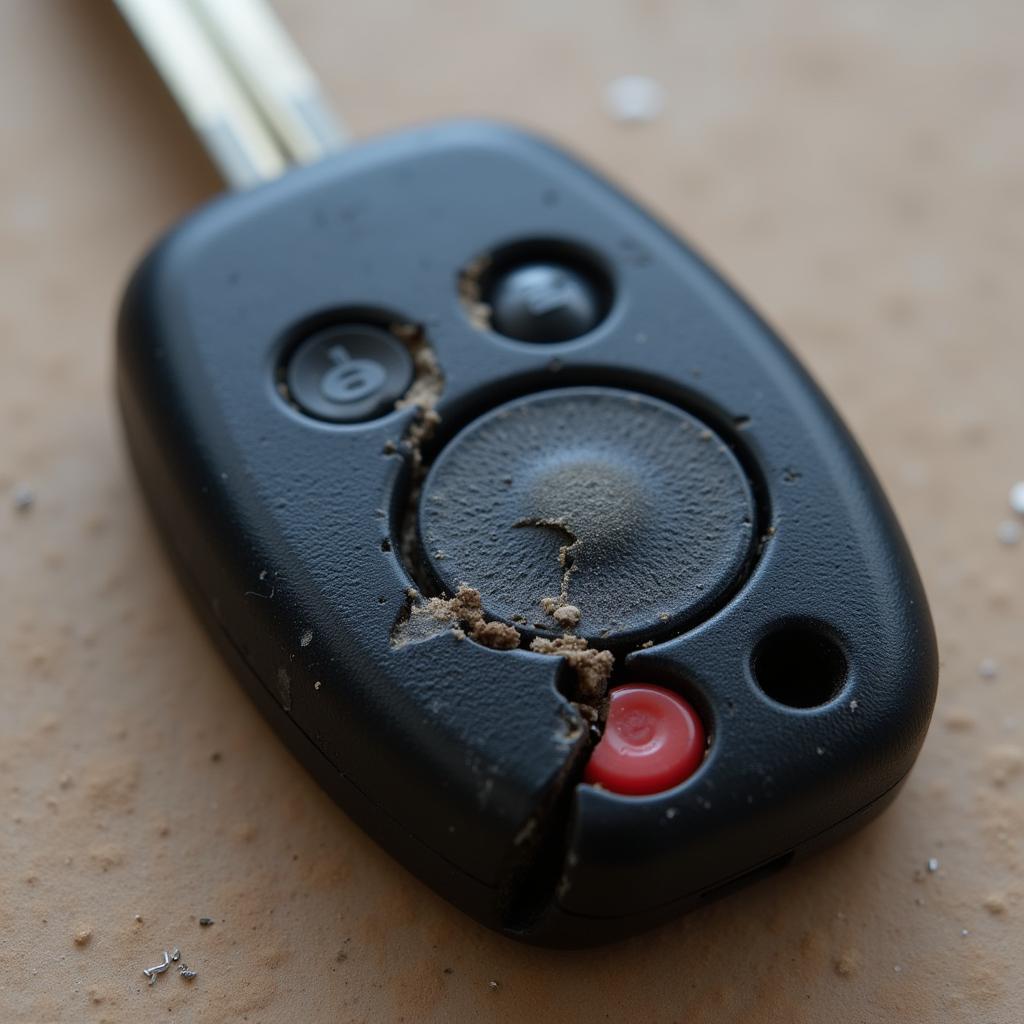 Broken Key Fob Button