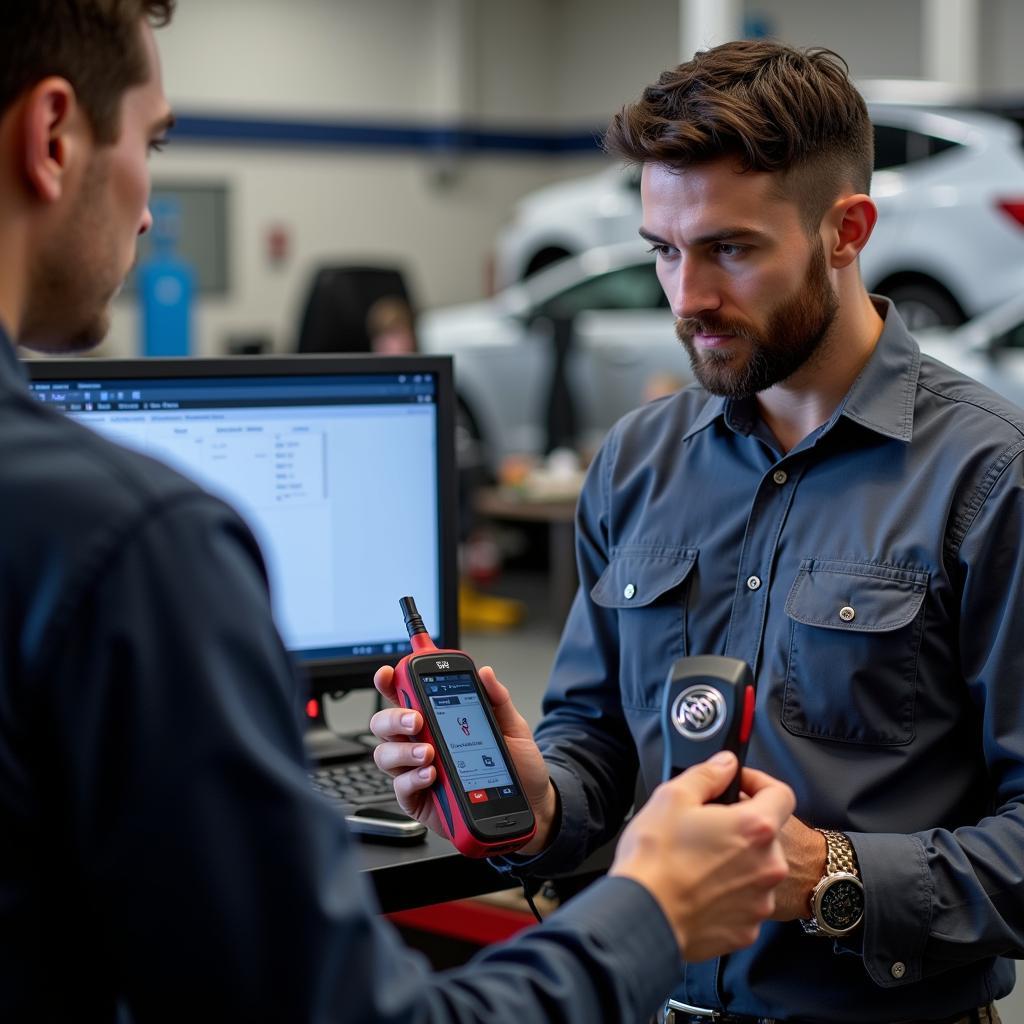 Programming a Buick Key Fob at a Dealership