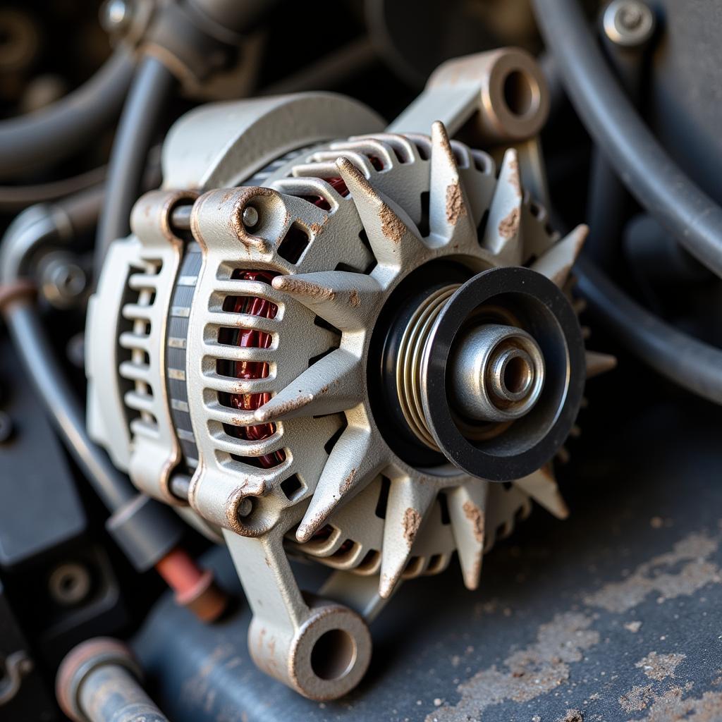 Inspecting a Car Alternator