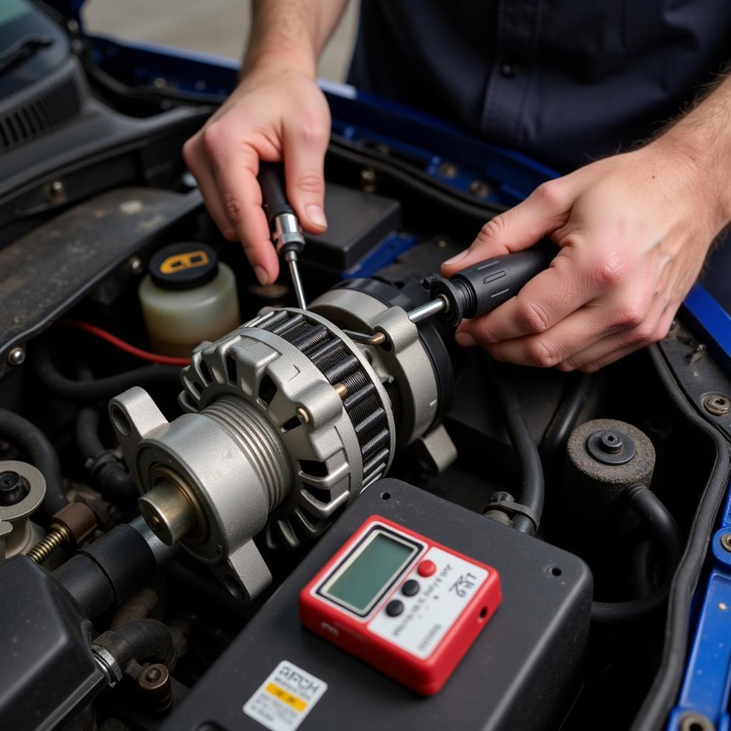 Car Alternator Inspection