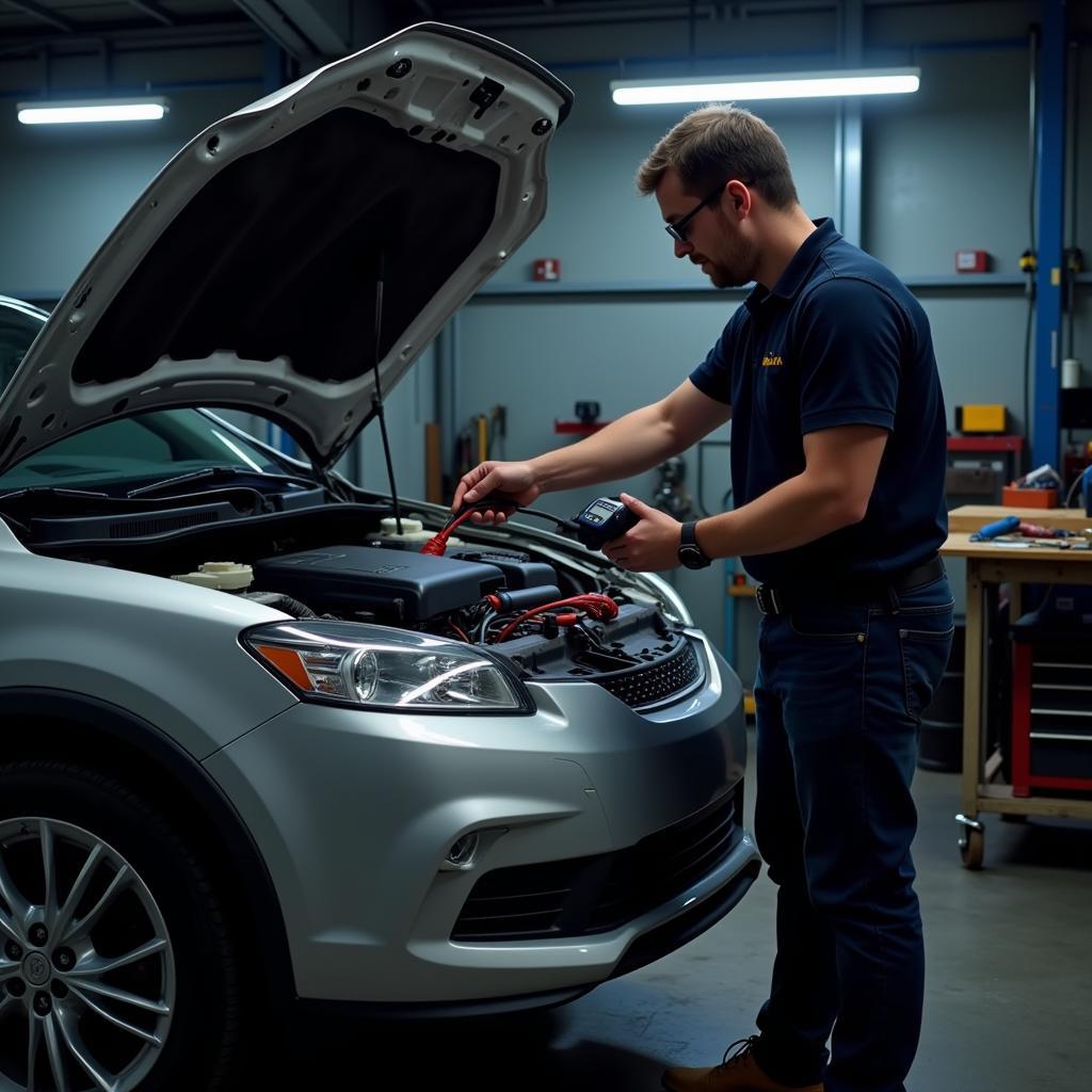 Car Anti-theft System Preventing Starting