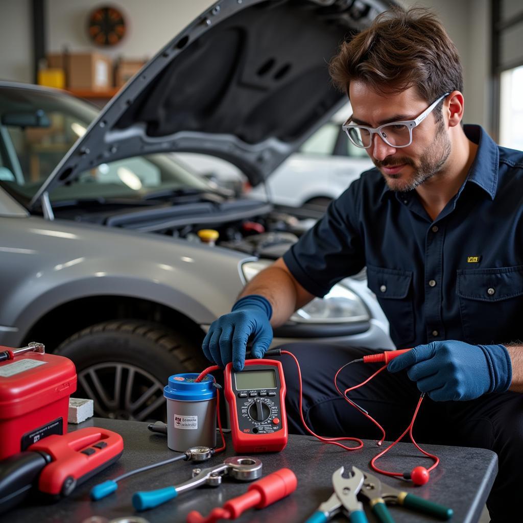 Testing Car Battery and Alternator