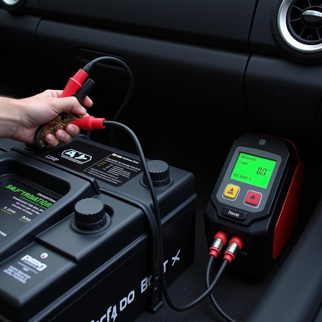 Charging a Car Battery with a Charger