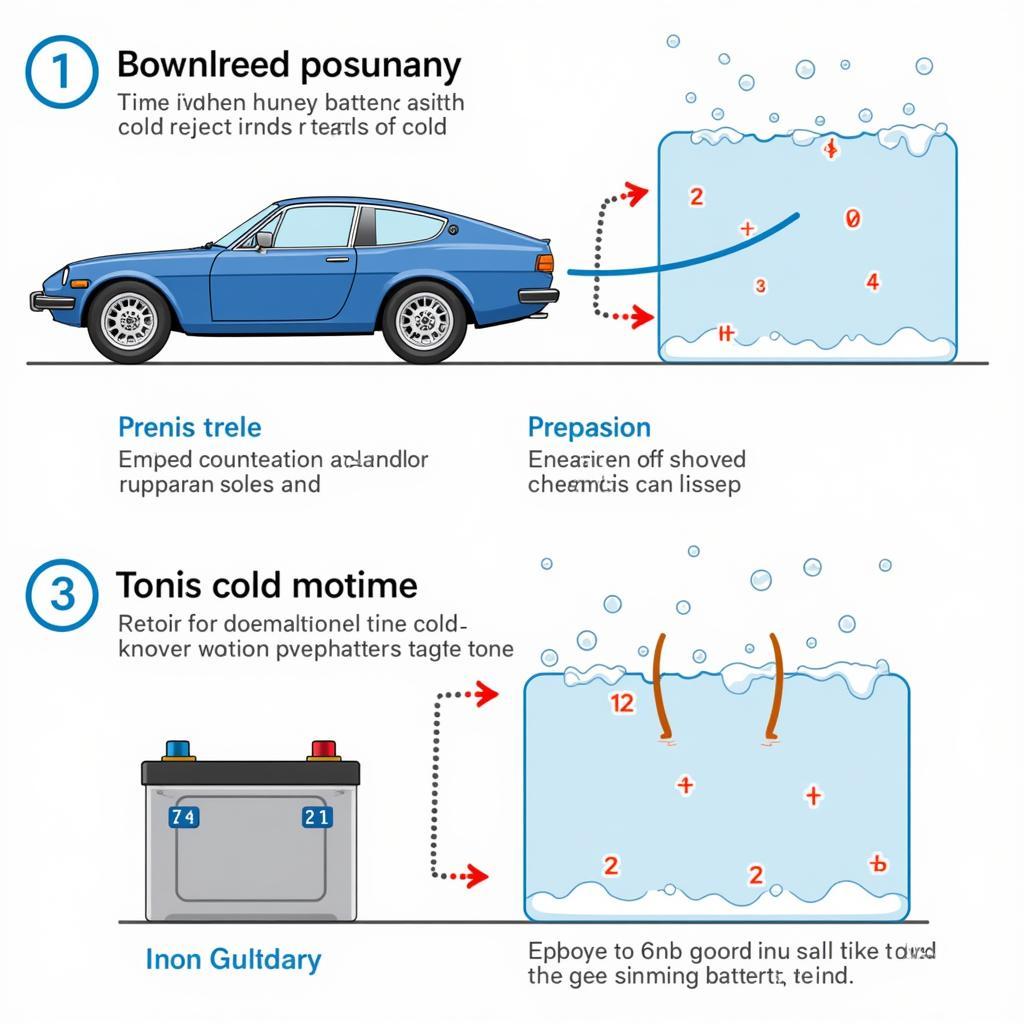 Chemical Reaction in a Car Battery During Cold Weather