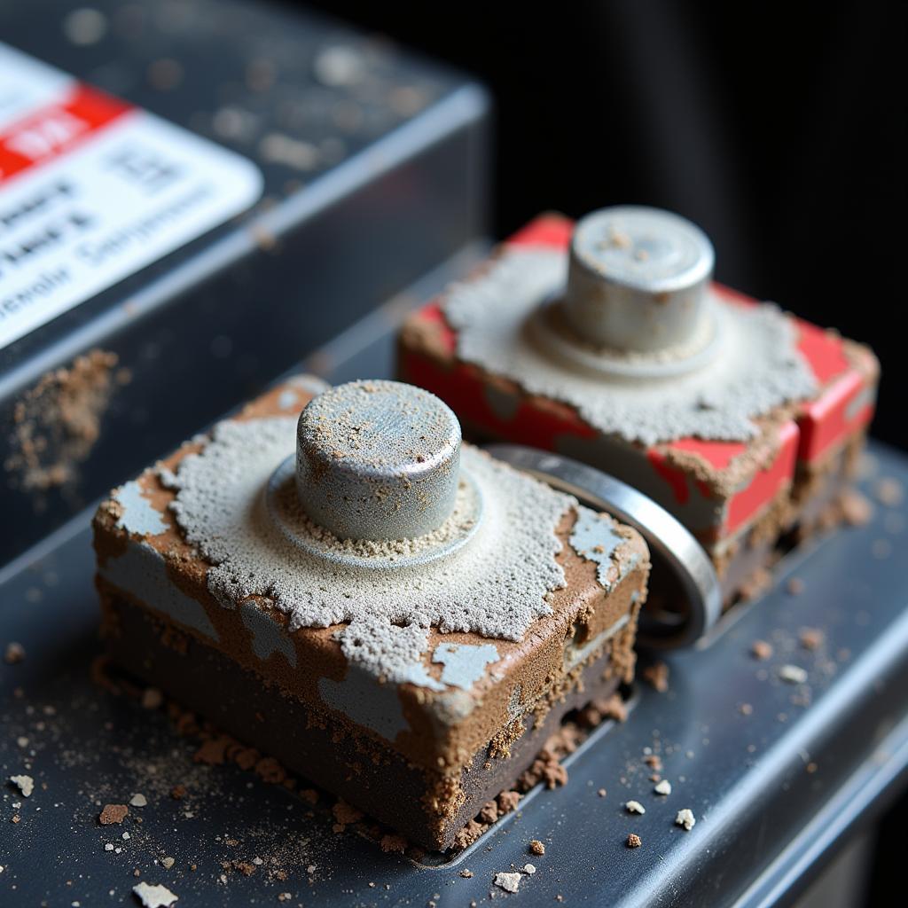 Corroded Car Battery Terminals