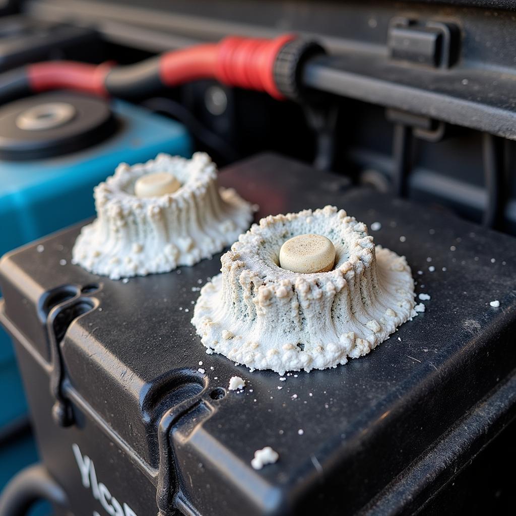 Corroded Car Battery Terminals