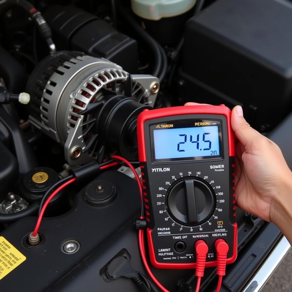 Car Battery Dying While Idling: Alternator Test