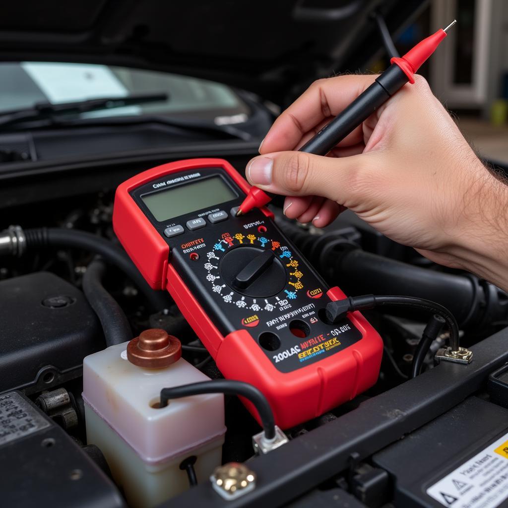 Testing Car Battery With Multimeter