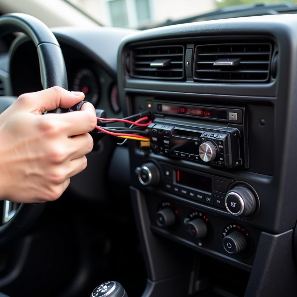 Installing a Car Bluetooth Radio