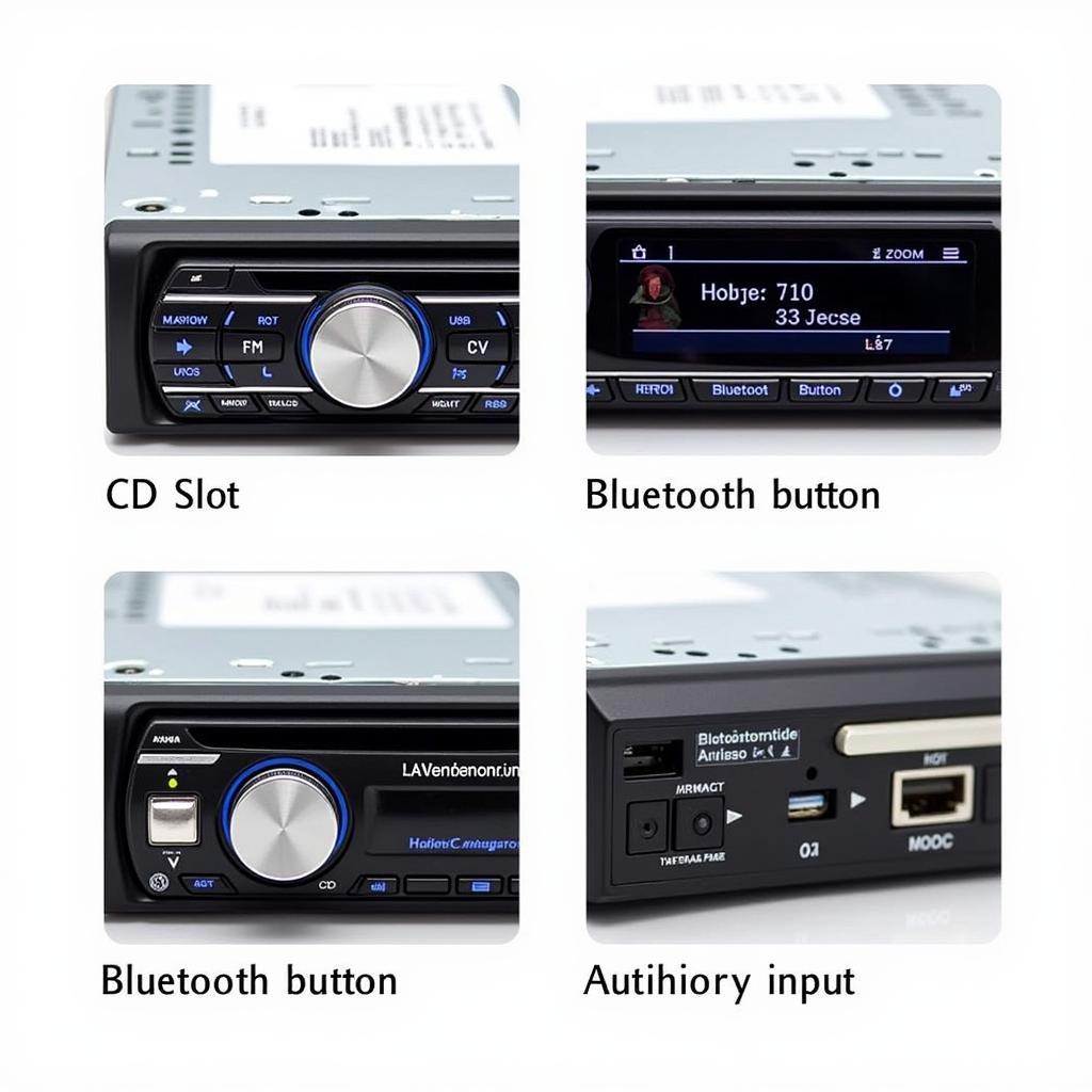 Car CD Bluetooth Radio Features