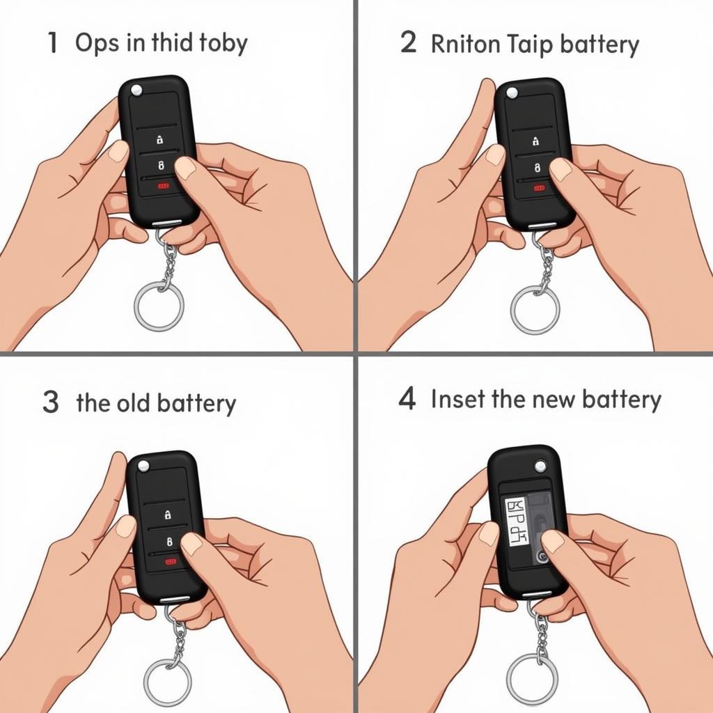 Replacing a Car Key Fob Battery