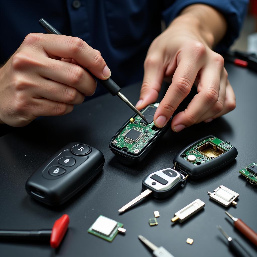 Repairing a Car Key Fob