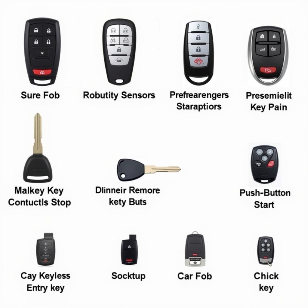 Different Car Key Fob Types