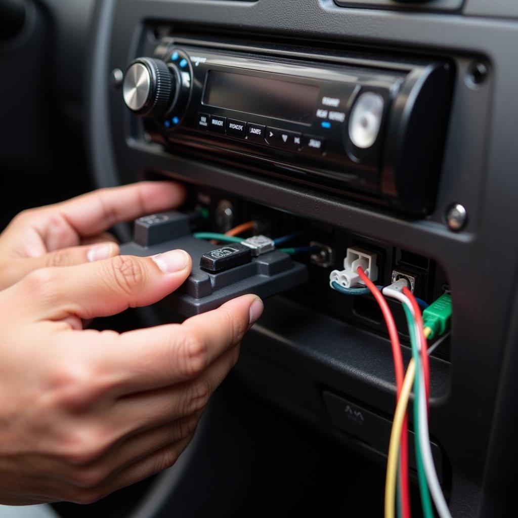 Car Radio Home Wiring Harness Installation Process