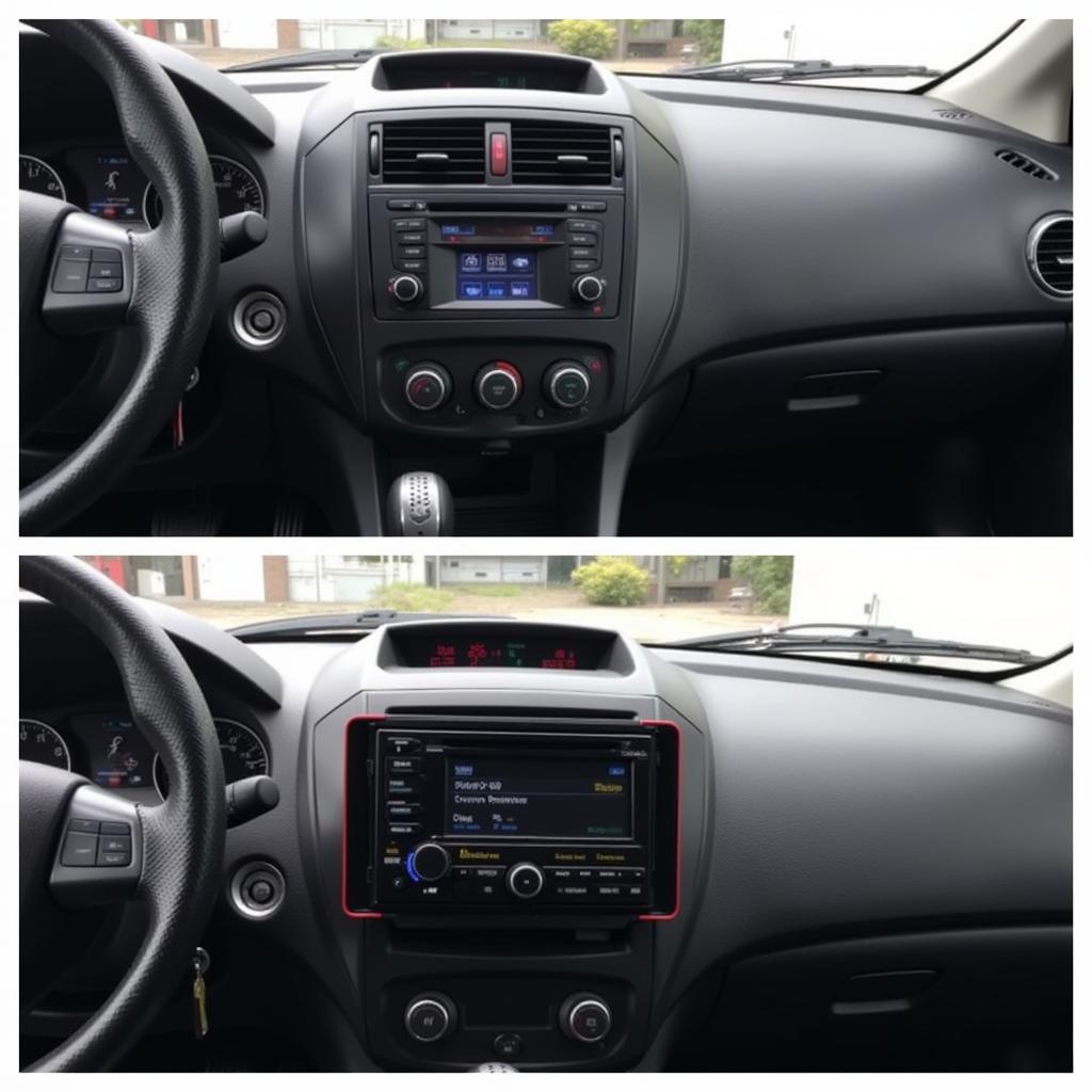 Completed Car Radio Installation in Newcastle