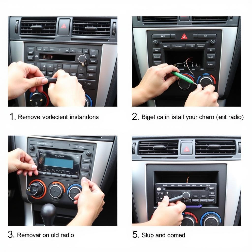 Car Radio Installation Process