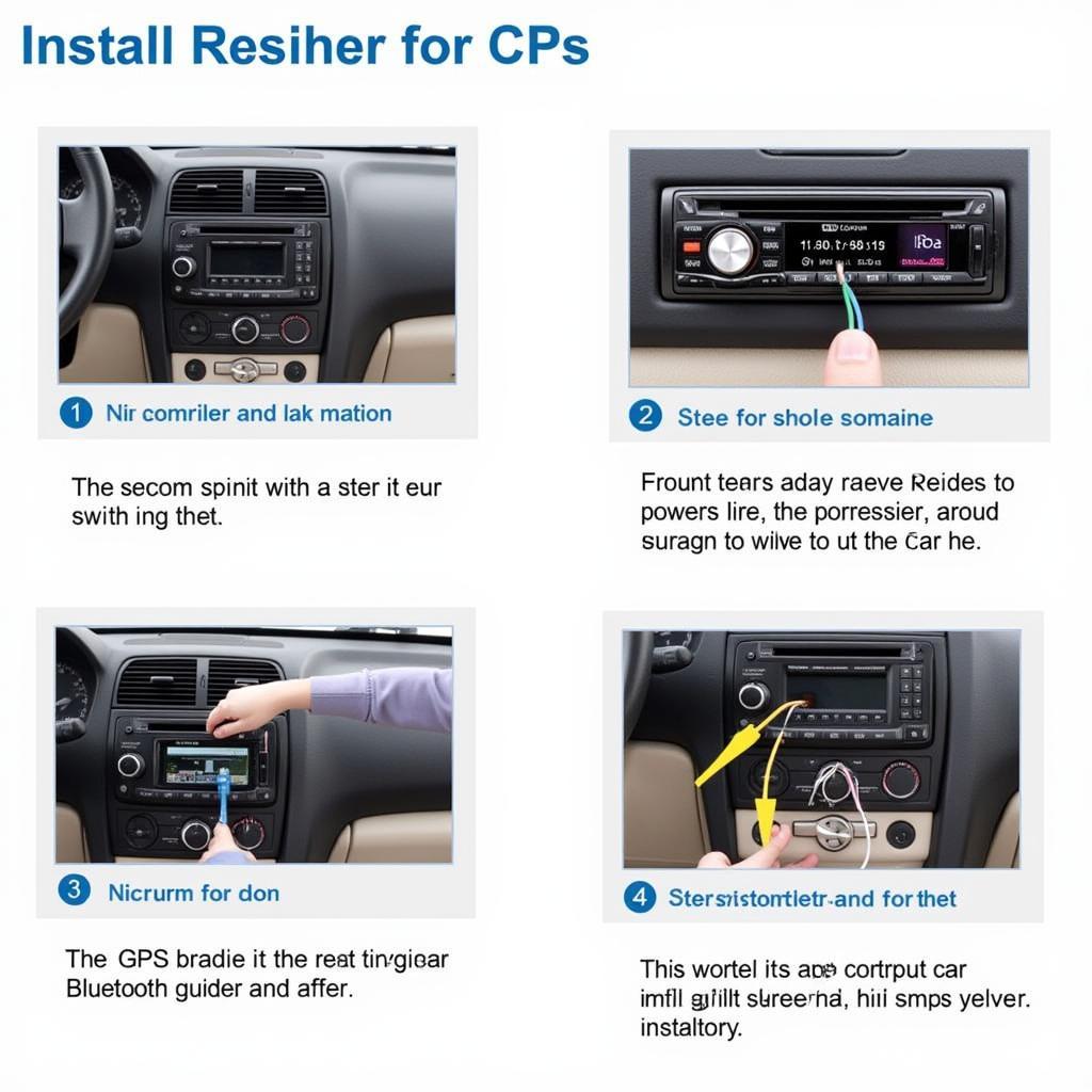 Car Radio Installation Process