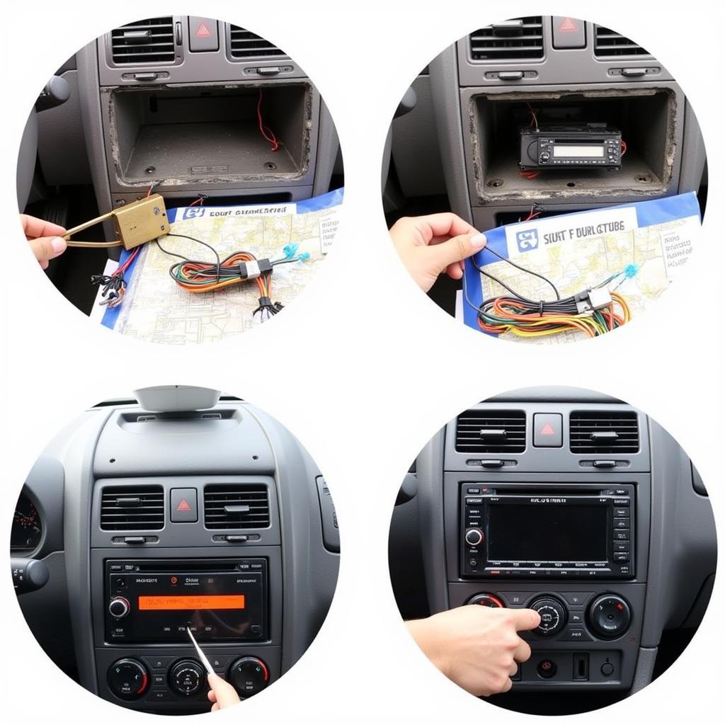 Car Radio Installation Process