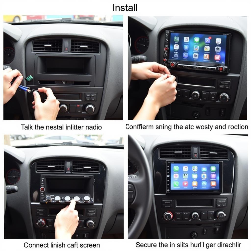 Car Radio Installation Process