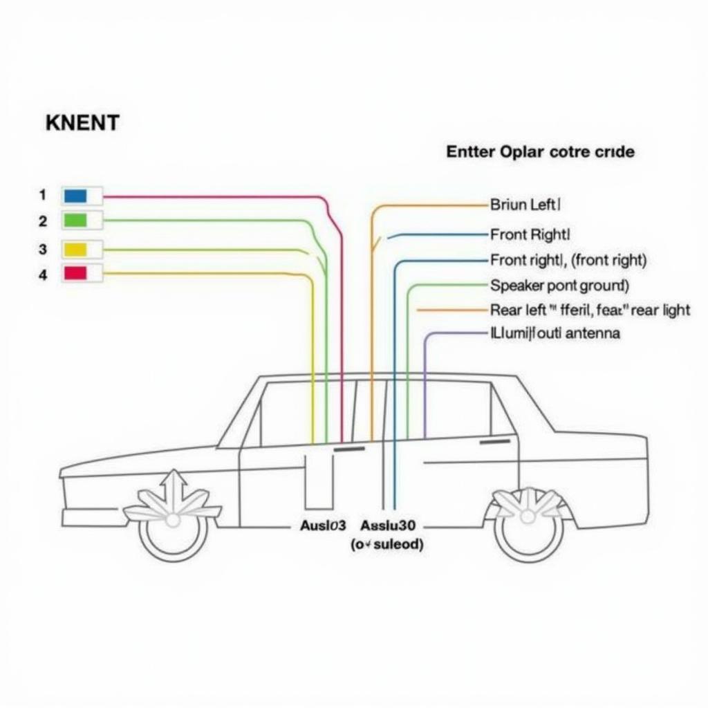 Car Radio Wiring Color Codes Diagram