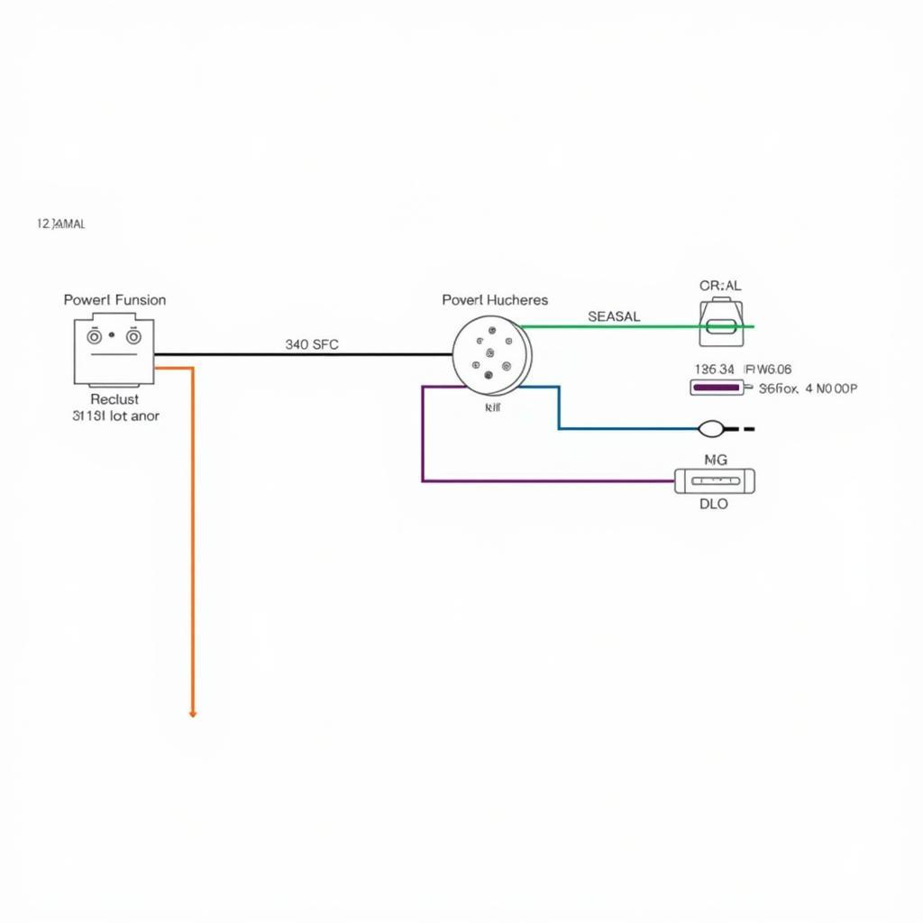 Example of a Car Radio Wiring Diagram