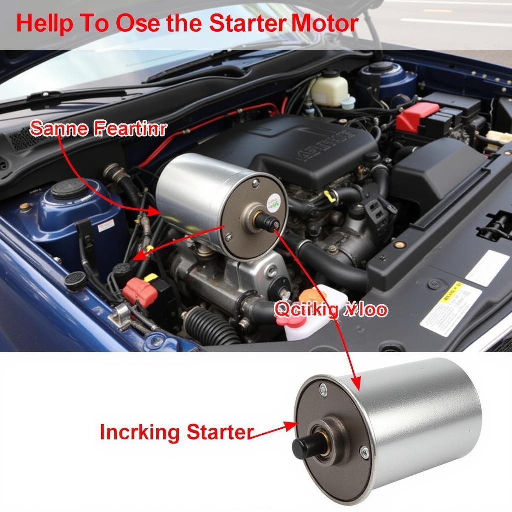 Car Starter Motor Location