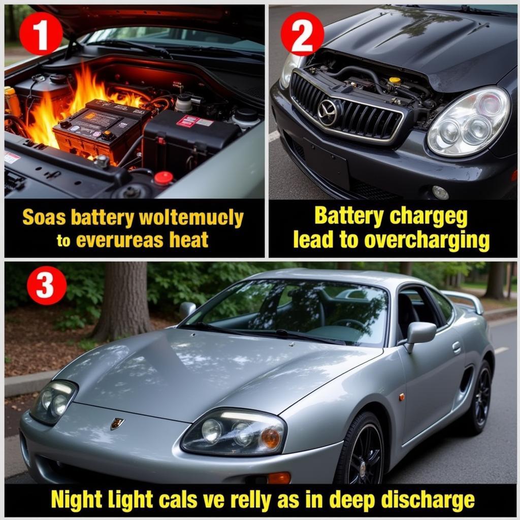 Factors Contributing to Battery Cell Failure: Extreme Temperatures, Overcharging, and Deep Discharges