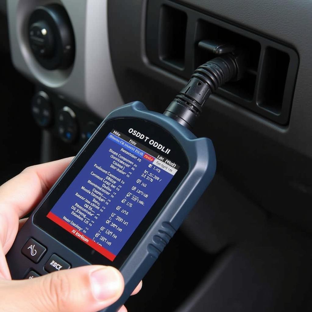 Using a Diagnostic Tool to Read Check Engine Light Codes