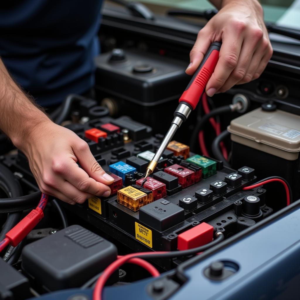 Checking Car Fuse Box