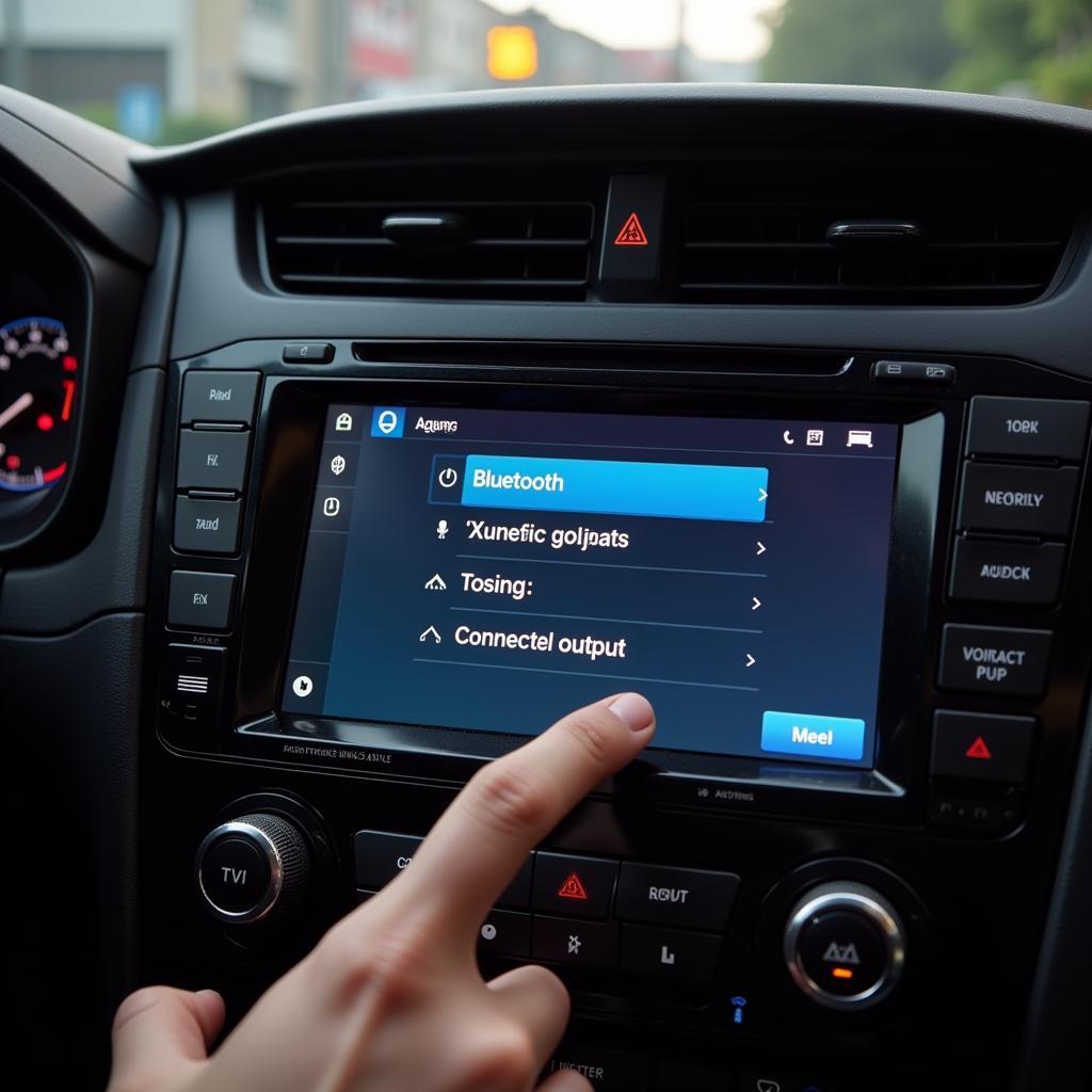 Checking Car Radio Bluetooth Settings