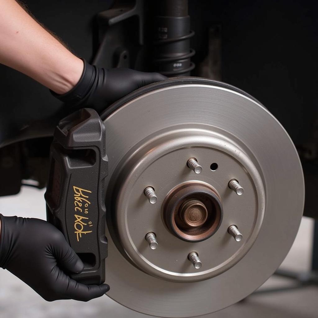 Checking Dodge Grand Caravan Brake Pads