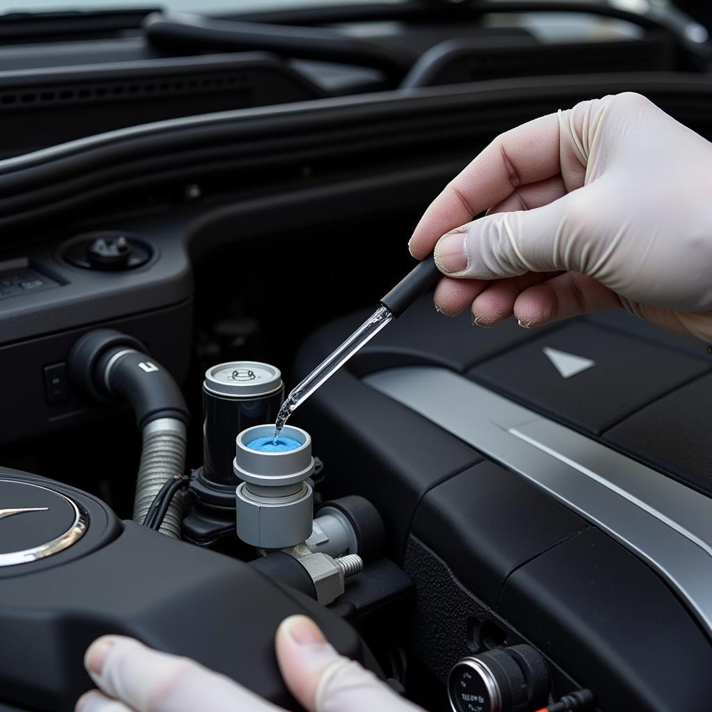 Checking Mercedes Brake Fluid Level