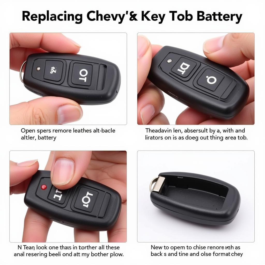 Chevy Key Fob Battery Replacement