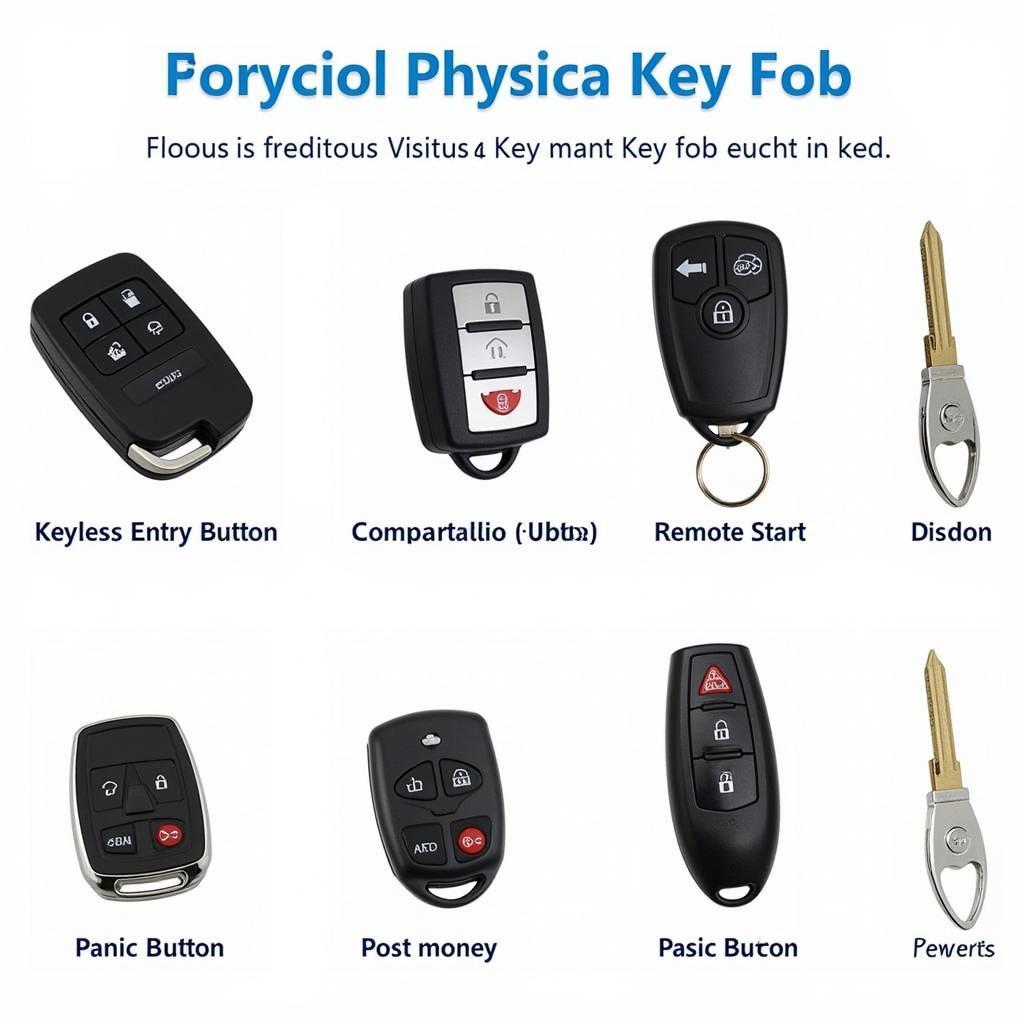 Different Types of Chevy Key Fobs