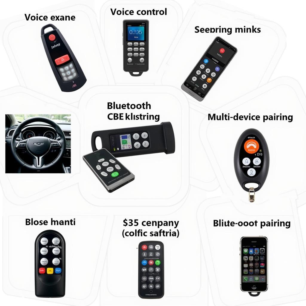 Different types of Bluetooth Car Radio Remotes