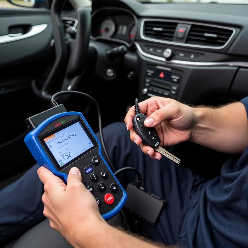 Programming a Chrysler 200 key fob