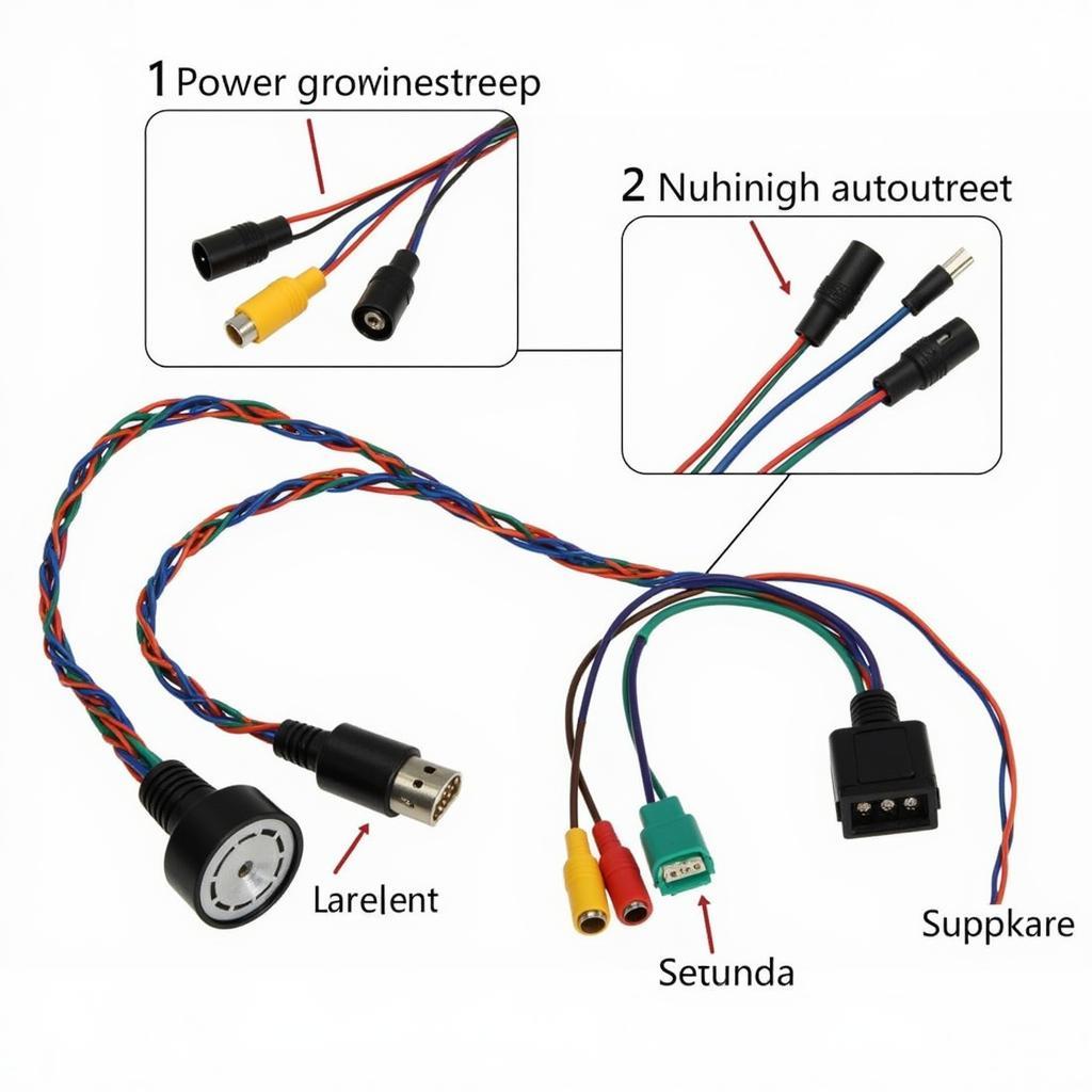 Clarion DXZ375MP Wiring Harness Diagram