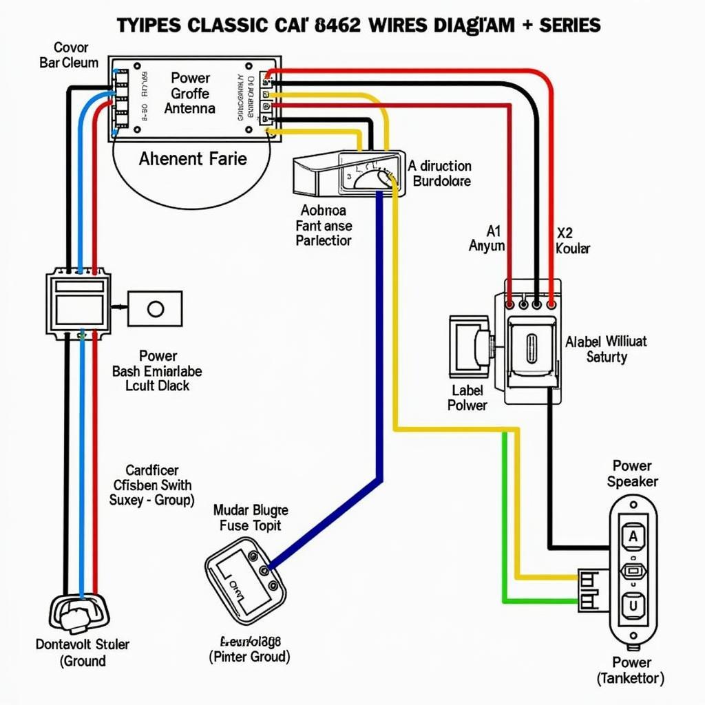 Classic Car Radio Wiring Diagram Example