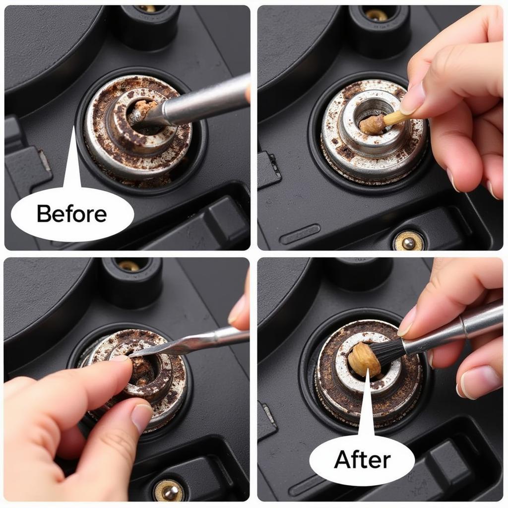 Cleaning Car Battery Terminals